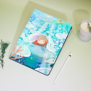 Marine World iPad Personalized Case For iPad Air 3/4/5/6,iPad 10/9/8,iPad 9.7&quot; 10.2&quot; 10.9&quot; 11&quot; 12.9&#39;&#39;, iPad Mini 6/5,iPad pro2022 2024Case