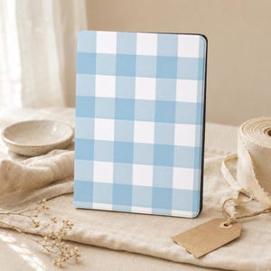 Blau Gitter iPad Hülle Für iPad Air 3/4/5/6,iPad 10/9/8,iPad 9,7 "10,2" 10,9" 11 "12,9 '',iPad Mini 6/5,iPad pro2022 2024Case