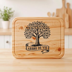 Fichier SVG Arbre de Vie, Gravure laser bois, Design vectoriel à découper ,Compatible Glowforge,xTool,  Téléchargement numérique