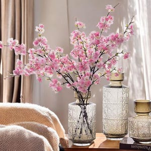 109 cm 人工桜の枝 – 結婚式や室内装飾用のシルクの造花