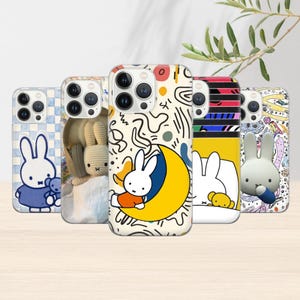 MIFFY DREAM HUG Handyhülle, Aesthetic Cover iPhone 16 15 14 13 12 11 Pro Max 8 Plus X, Samsung Galaxy S24 S23 S22 S20 Ultra, Pixel 8