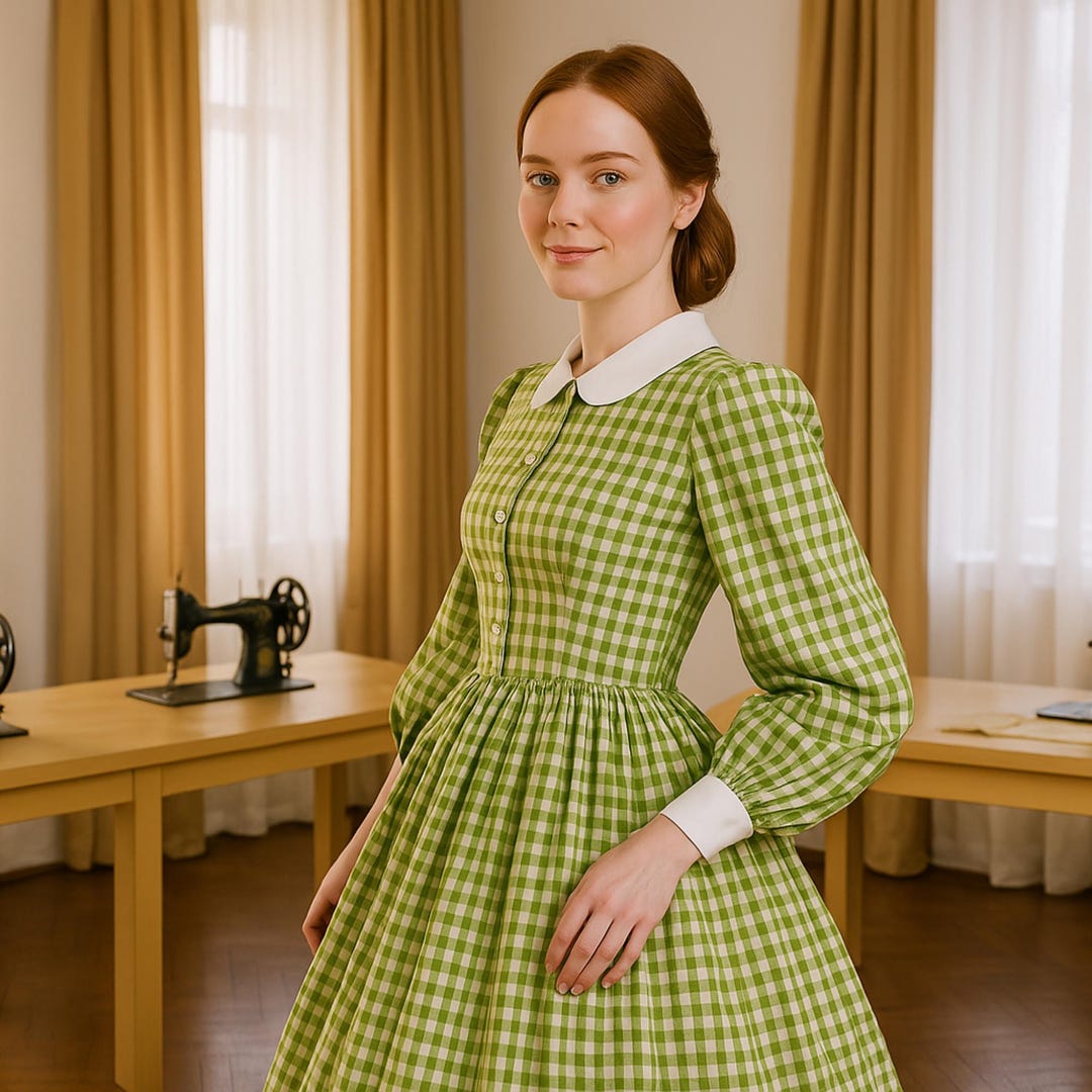 Vestido Vintage De Regency Para Mujer, De Cintura Alta, Estilo Jane Austen, Vestido De Té Victoriano, Talla M, Azul Marino