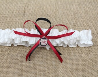 University of South Carolina Gamecocks Inspired Wedding Toss Garter