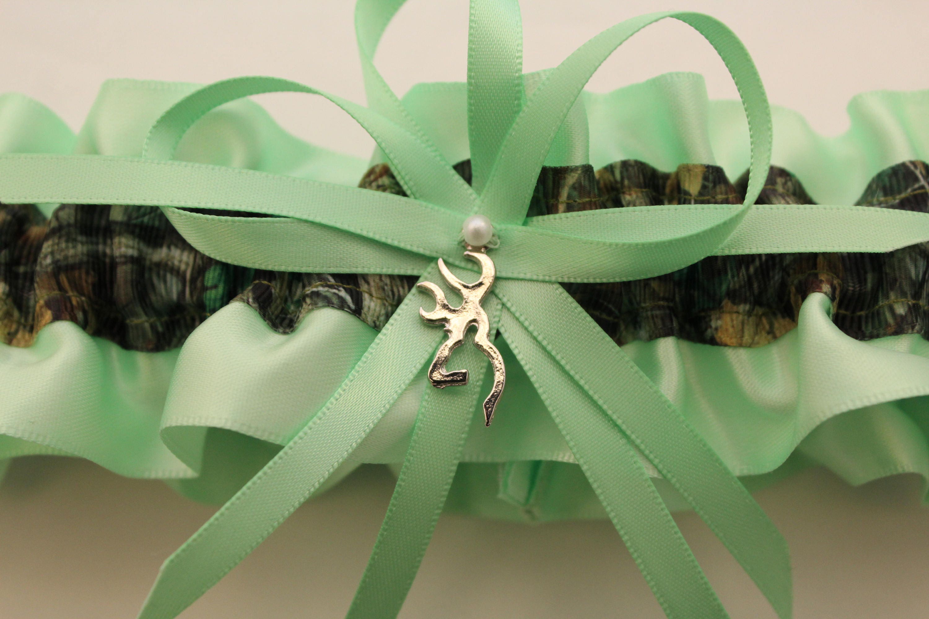 Hunting Deer Camo Camouflage Wedding Garter Belt Or 2pc Set W