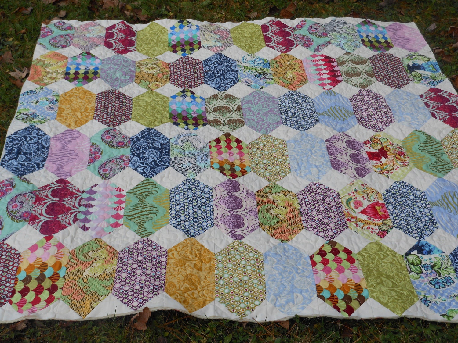 Beads and Baubles Quilt Pattern PDF Layer Cake and Fat Etsy