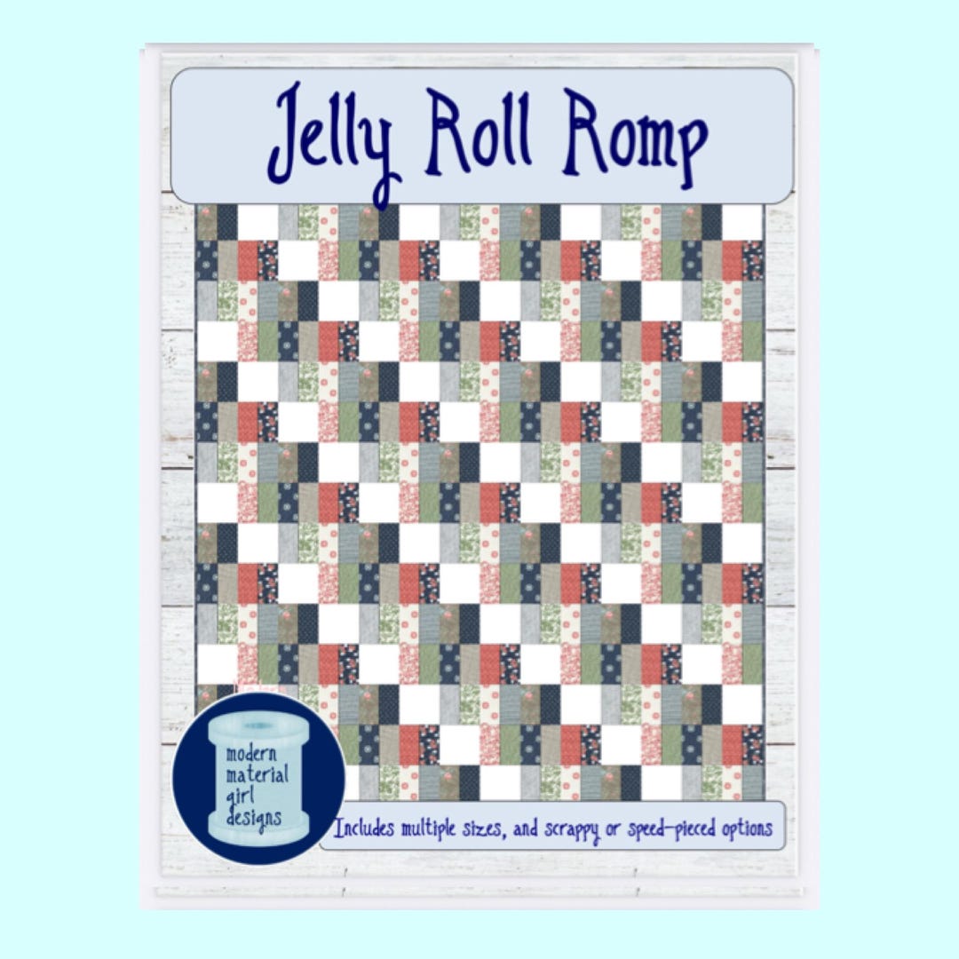 Jelly Roll Romp Quilt Pattern: Beginner Friendly (PDF Pattern) - Etsy