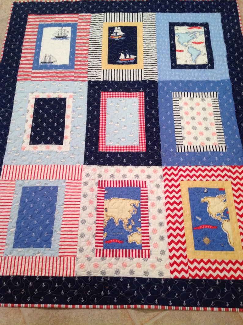 PATTERN Picture Perfect Quilt ...easy, uses fat quarters multiple sizes PDF version image 3