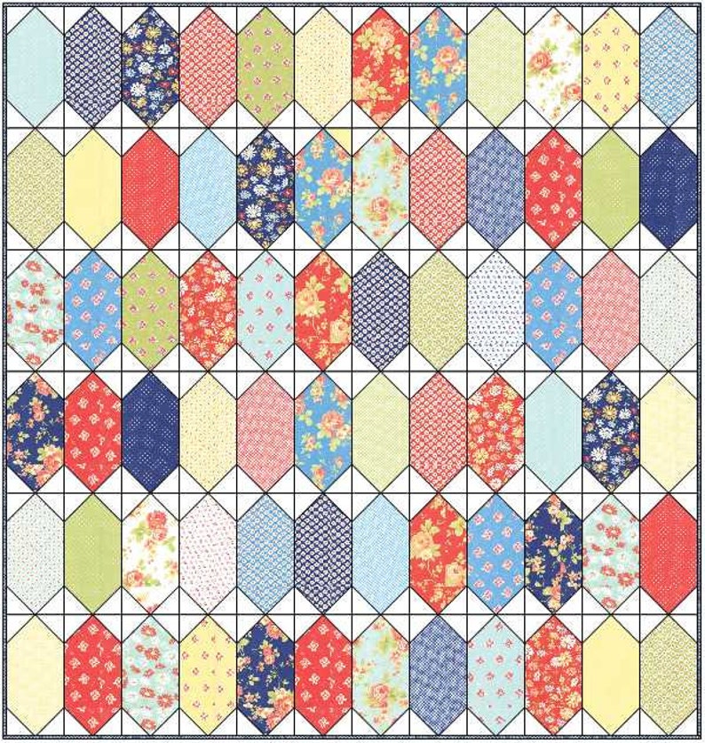 Beads and Baubles Quilt pattern PDF layer cake and fat quarter friendly 6 size options image 6