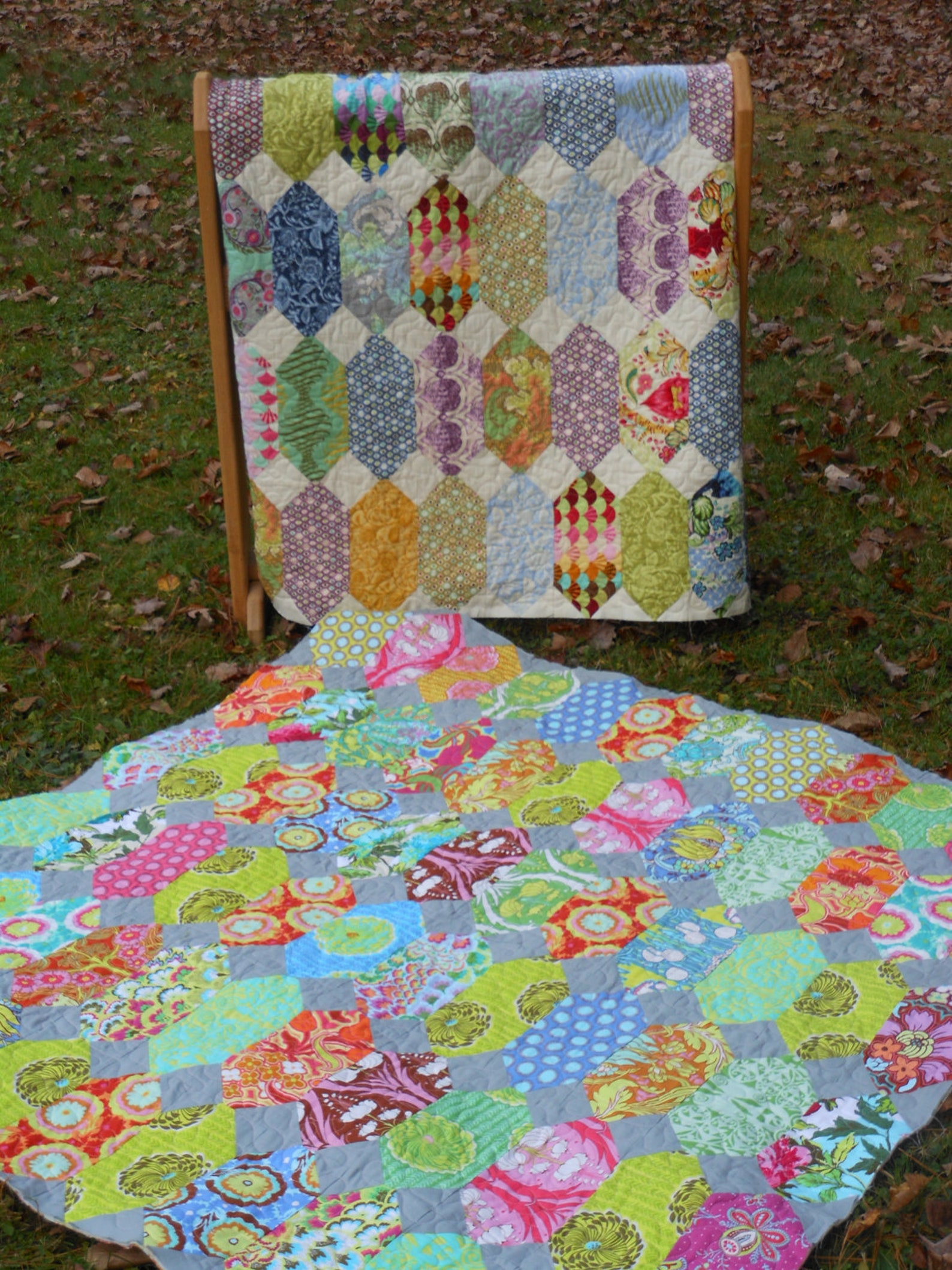 Beads and Baubles Quilt pattern PDF layer cake and fat Etsy