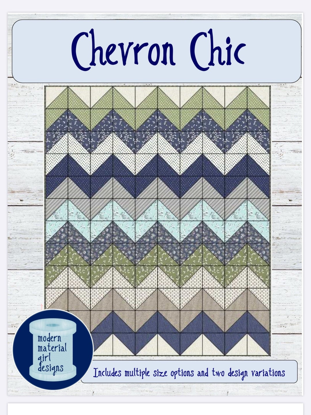 PDF Quilt Pattern Chevron Chic Three Design Variations in ONE Pattern Multiple Size Options - Etsy chevron-quilt-the-easy-way-scattered-thoughts-of-a-crafty-mom-by-jamie-sanders