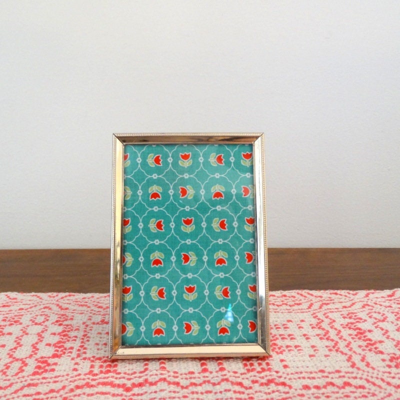 Little Gold Small Picture Frame Patina Goldtone Ornate Etsy Canada