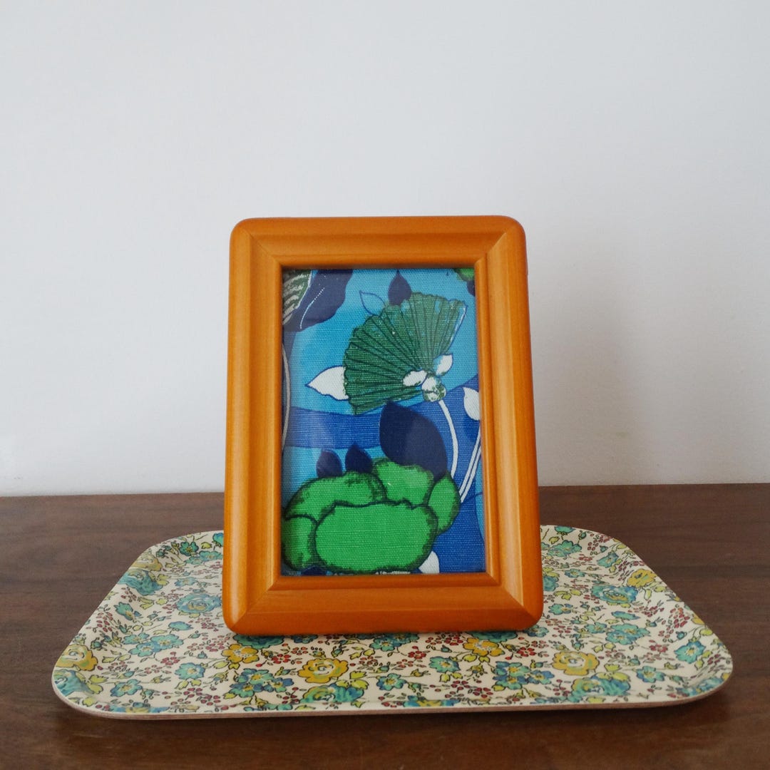 4 X 6 Vintage Teak Wood Frame - Rectangular MCM Frame - Scandi Simple ...