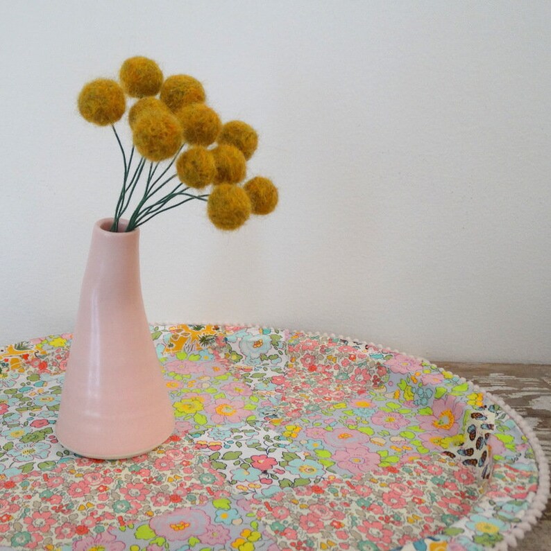 Dark Mustard Yellow Wool Pom Pom Flowers. Fake Craspedia Etsy