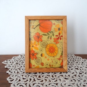 Vintage Simple Wood Rectangular MCM Frame - 5 x 7 Frame - Hygge Minimalist - Scandi Style Solid Wood