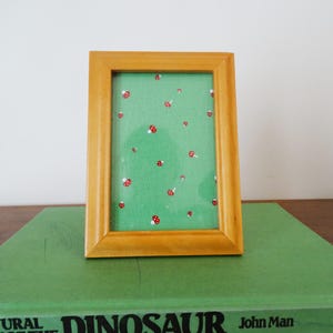 Teak Simple Wood Frame - Rectangular MCM Frame - 4 x 6 Frame - Simple Minimalist Honey Wood