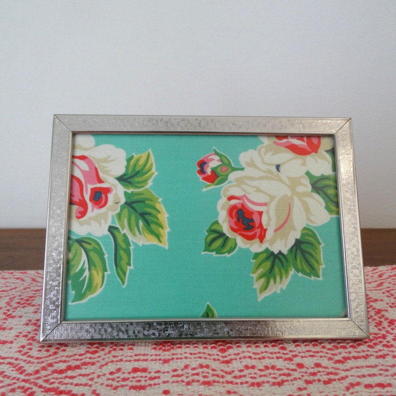 Vintage Silver Picture Frame Simple Silvertone Plain Metal Etsy