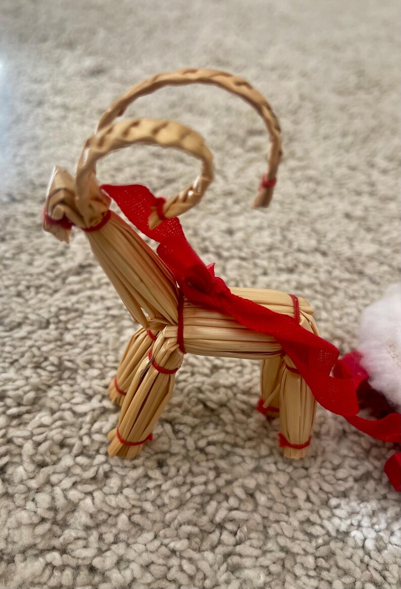 Handmade Swedish Tomte Figurine: Vintage Yule Goat & Pig Folk Art - Etsy