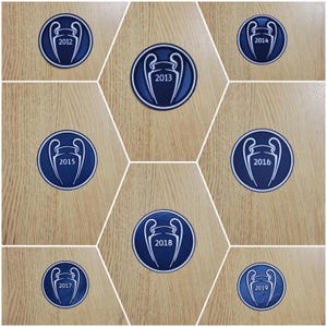 Real Madrid FC Barcelona Bayern Fussball Meisterverein Patch 2012-2019