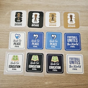 WK 2026 strijkpatch voetbalbadge voor alle fasen, van groepsfase tot finale.