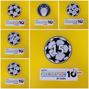 Champes League 2025-2026 Fußball Patches