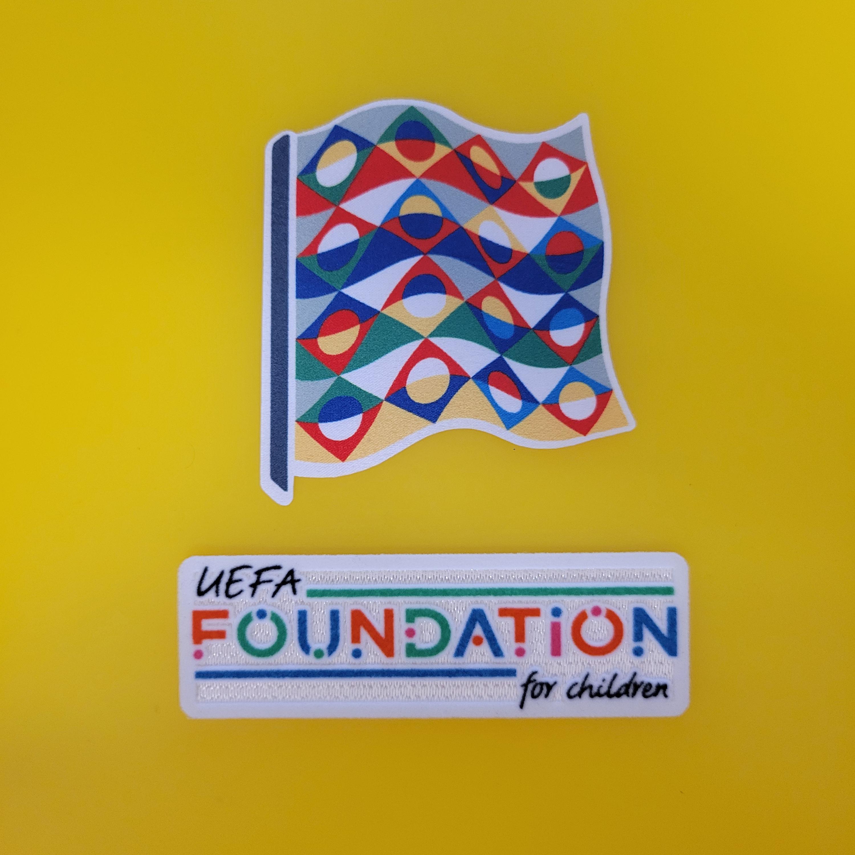 PATCH KIT FINALE LIGUE DES NATIONS 2025 + UEFA Foundation 10 years