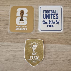 Argentina 2026 Finale Coppa del Mondo Toppa termoadesiva Il calcio unisce il campione del mondo 2022