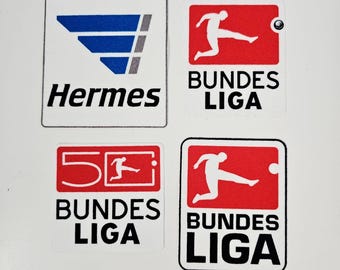 Bundesliga 50 jaar Hermes 2007-2016 opstrijkbare patch-badge — Bayern München-badge op mouw