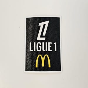 Ligue 1 McDonald's 2025-2026 Iron On Patch Badge — PSG Lyon Marseille Football Shirt