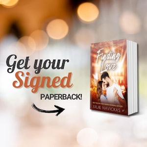 Finding Love (paperback) signed copy