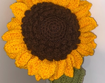 Handmade Crochet Sunflowers – Whimsical, Bright & Forever in Bloom!