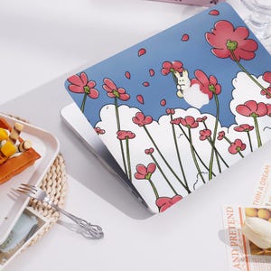Flowers Under The Sky New Pro Mac Protective Case Personalized Name For Macbook Air 11/13 Pro13/14/15/16 Apple Laptop 2025 2024 2023 Macbook