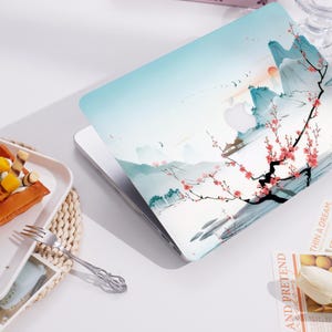 Sakura Blossom Views New Pro Mac Protective Case Personalized Name For Macbook Air 11/13 Pro13/14/15/16 Apple Laptop 2025 2024 2023 Macbook