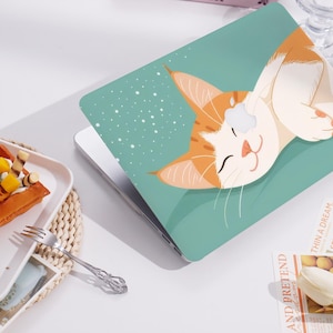 The Sleeping Kitten New Pro Mac Protective Case Personalized Name For Macbook Air 11/13 Pro13/14/15/16 Apple Laptop 2025 2024 2023 Macbook