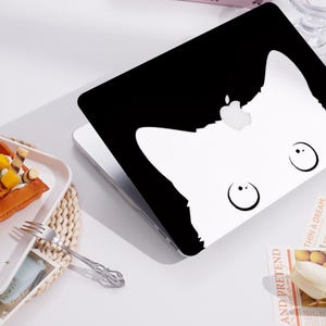An Adorable White Cat New Pro Mac Protective Case Personalized Name For Macbook Air 11/13 Pro13/14/15/16 Apple Laptop 2025 2024 2023 Macbook
