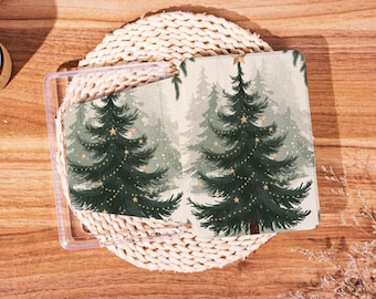 Starlit Christmas Tree 360 Rotating Kindle Case, Custom Name Kindle Case, Compatible With Kindle 10/11/12th,PaperWhite 10/11/12th, Colorsoft