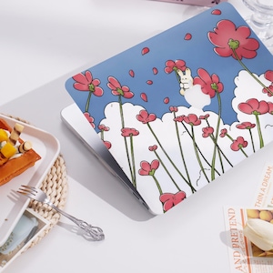 Bunny in the Blossoms New Pro Mac Protective Case Personalized Name For Macbook Air 11/13 Pro13/14/15/16 Apple Laptop 2025 2024 2023 Macbook