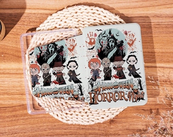Horror Night 360 Rotating Kindle Case, Custom Name Kindle Case, Compatible With Kindle 10/11/12th, PaperWhite 5/6/7/10/11/12th, Colorsoft