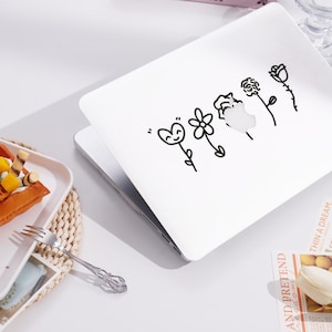 Glowing Floral New Pro Mac Protective Case Personalized Name For Macbook Air 11/13 Pro13/14/15/16 Apple Laptop 2025 2024 2023 Macbook Cover