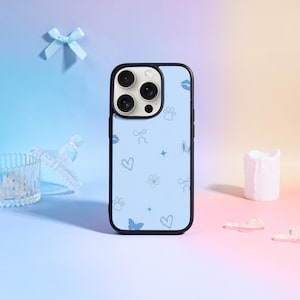 Blue Whimsy 2025 New iPhone Case For iPhone 16/15/14/13 Pro Max, iPhone 16/15/14 Pro, iPhone 16/15/14, iPhone 16/15/14 Plus, iPhone X/XR/XS