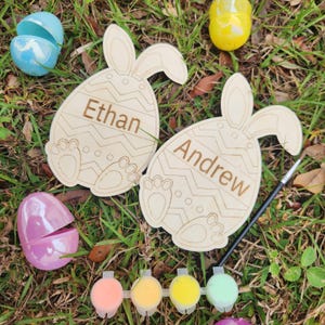 Kit de pintura para huevos de Pascua, manualidad de Pascua, cesta de Pascua, relleno de cesta, cesta de Pascua para niños, cesta, conejito de Pascua, pintura de Pascua, decoración de Pascua