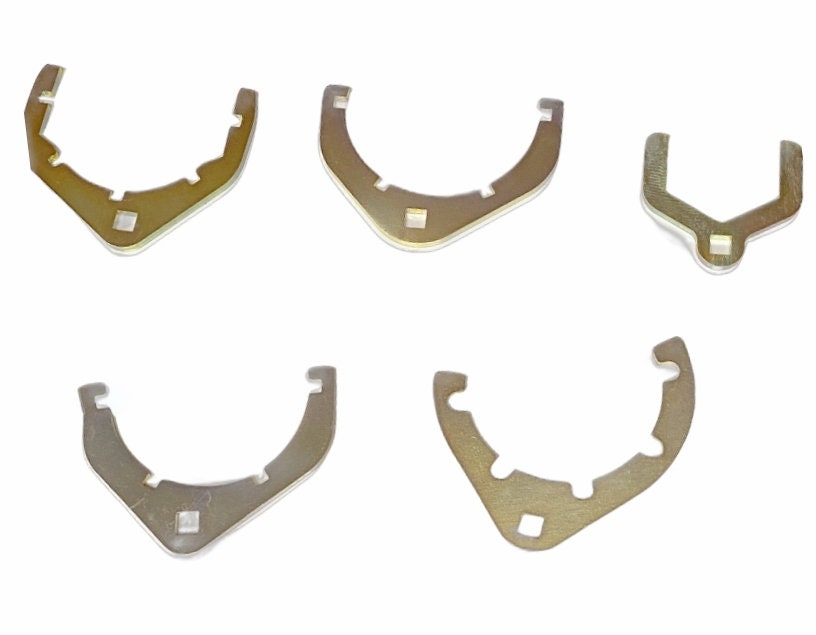 Brass Shower Drain Wrench With 4 & 8 Tab Nuts Etsy