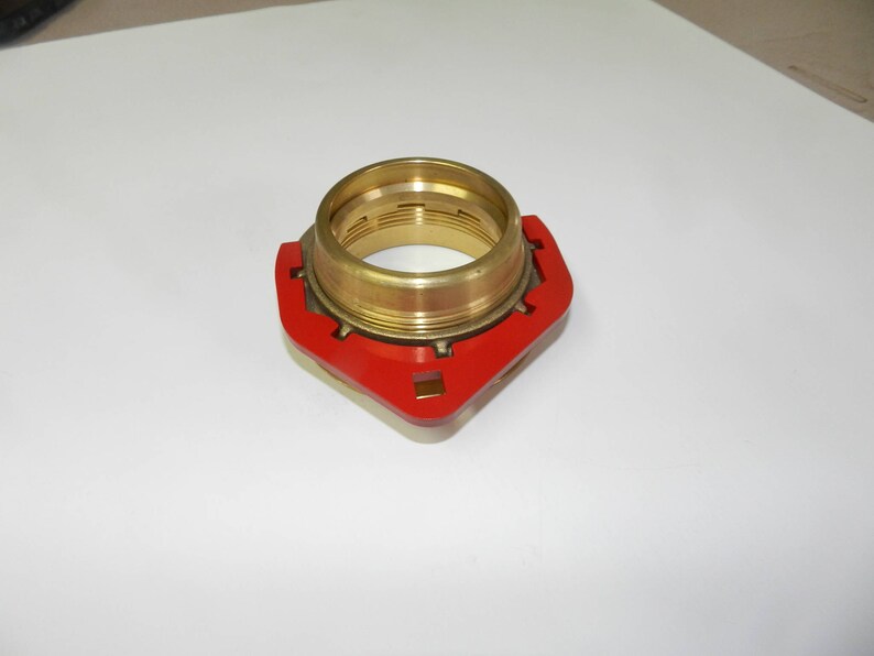 DICK THOMAS Plumber's EZ Helper Shower Drain Wrench – 6 Tab Brass, 3.5" Nuts
