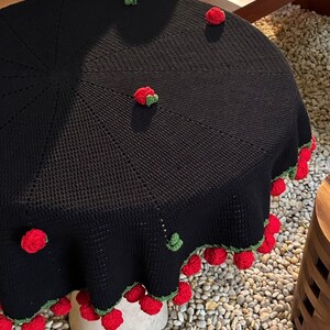 Handmade Crochet Rose Bouquet Blanket, Crochet Flower Bouquet Blanket, Soft Blanket, Mother’s Day Gift, Wedding Gift, Back To School