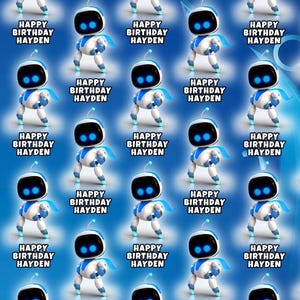 Carta da regalo personalizzata per compleanno ASTROBOT - Carta da regalo personalizzata per Playstation - Carta da regalo per Playstation - Carta da regalo per compleanno Astrobot