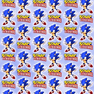 Carta da regalo per compleanno SONIC HEROES - Carta da regalo personalizzata Sonic The Hedgehog - Carta da regalo Sonic - Knuckles - Tails - Carta da regalo Sonic