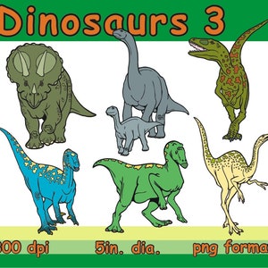 Digital Clipart Dinosaurs 3 (12) PNG