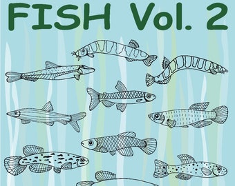 36 Fish Vol 2 Vector Clipart