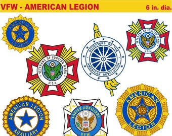 Digital Clipart VFW American Legion (7) PNG