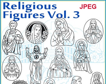 Religious Figures Vol. 3 JPEG Clipart