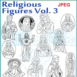 Religious Figures Vol. 3 JPEG Clipart